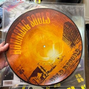 The Bouncing Souls The Gold Record Picture Vinyl and Laminated Set List